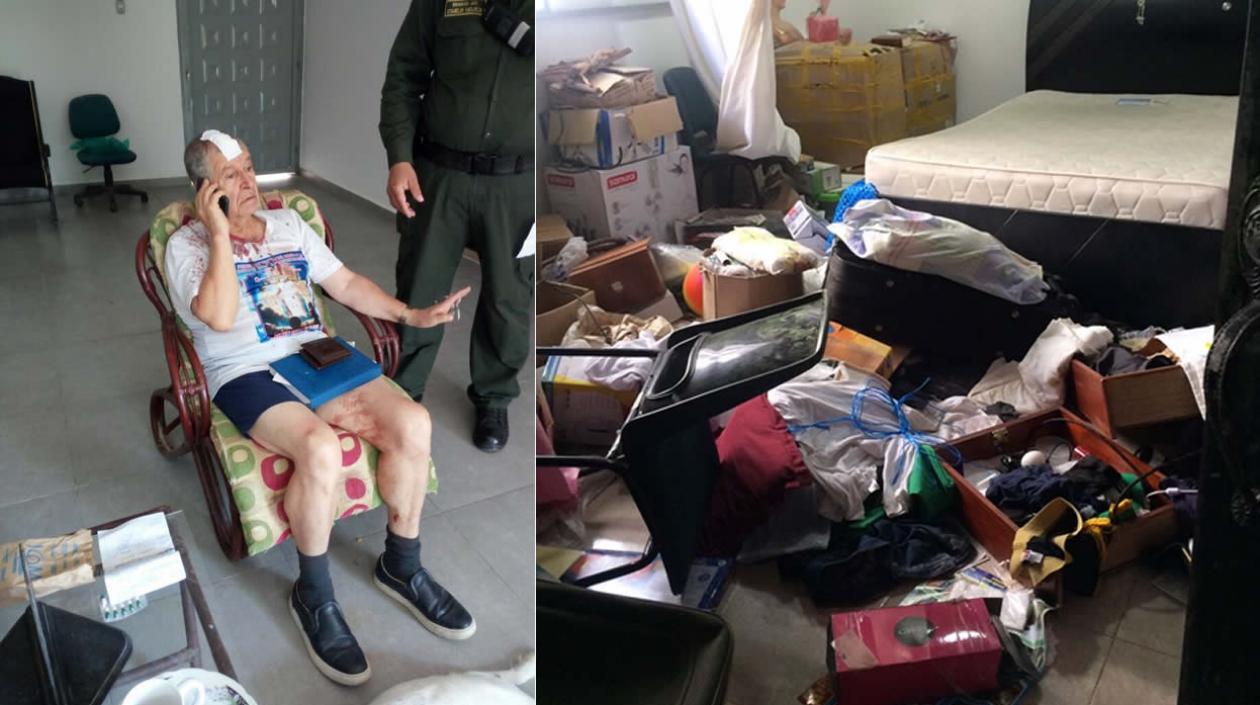 El sacerdote tuvieron que cogerle 5 puntos de sutura en la cabeza.