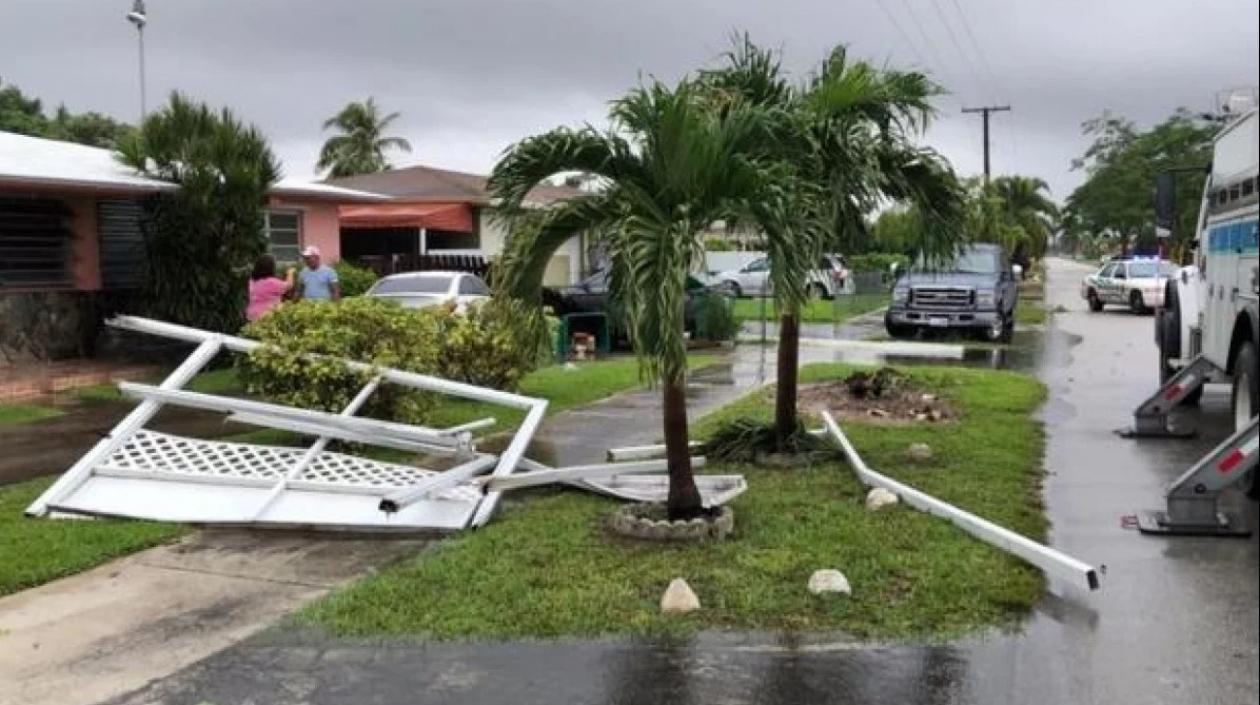 La tormenta tropical Philippe