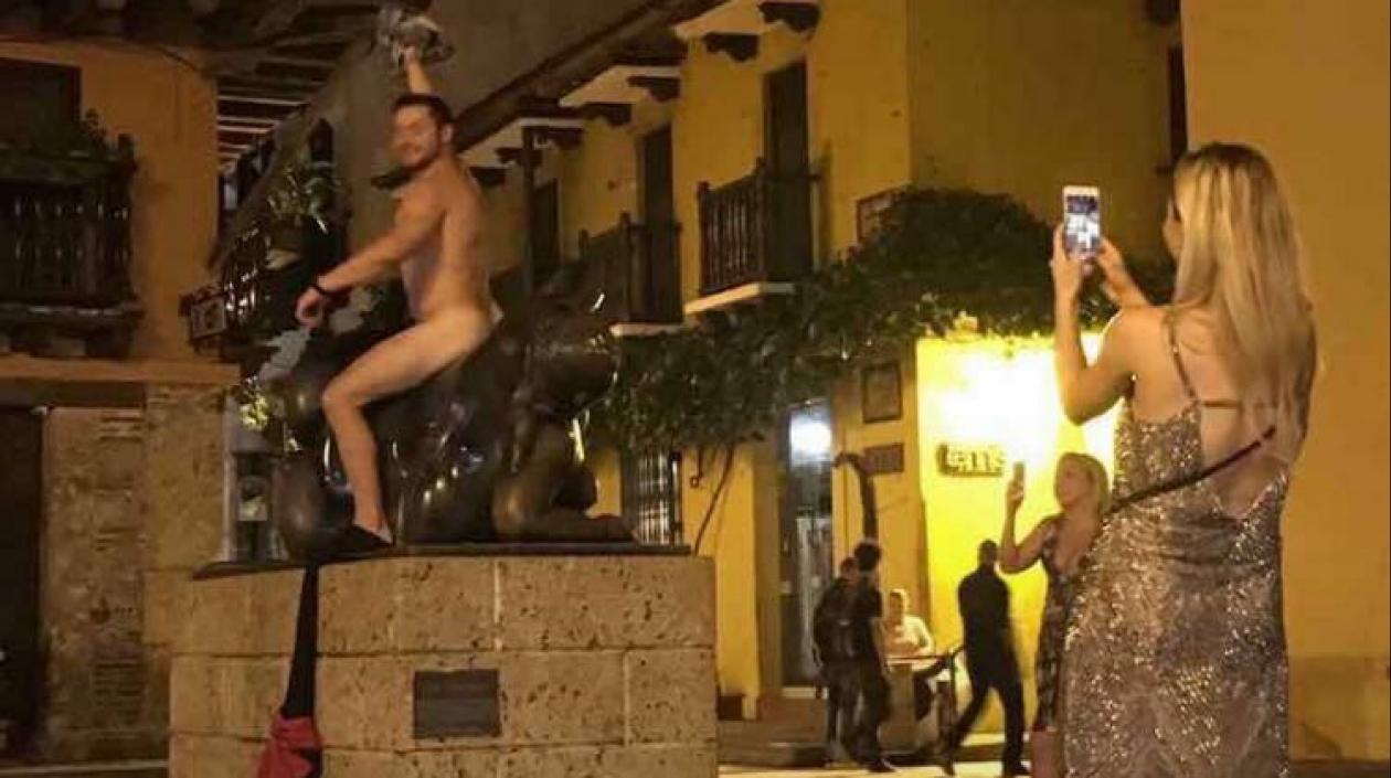 Imagen de la polémica.