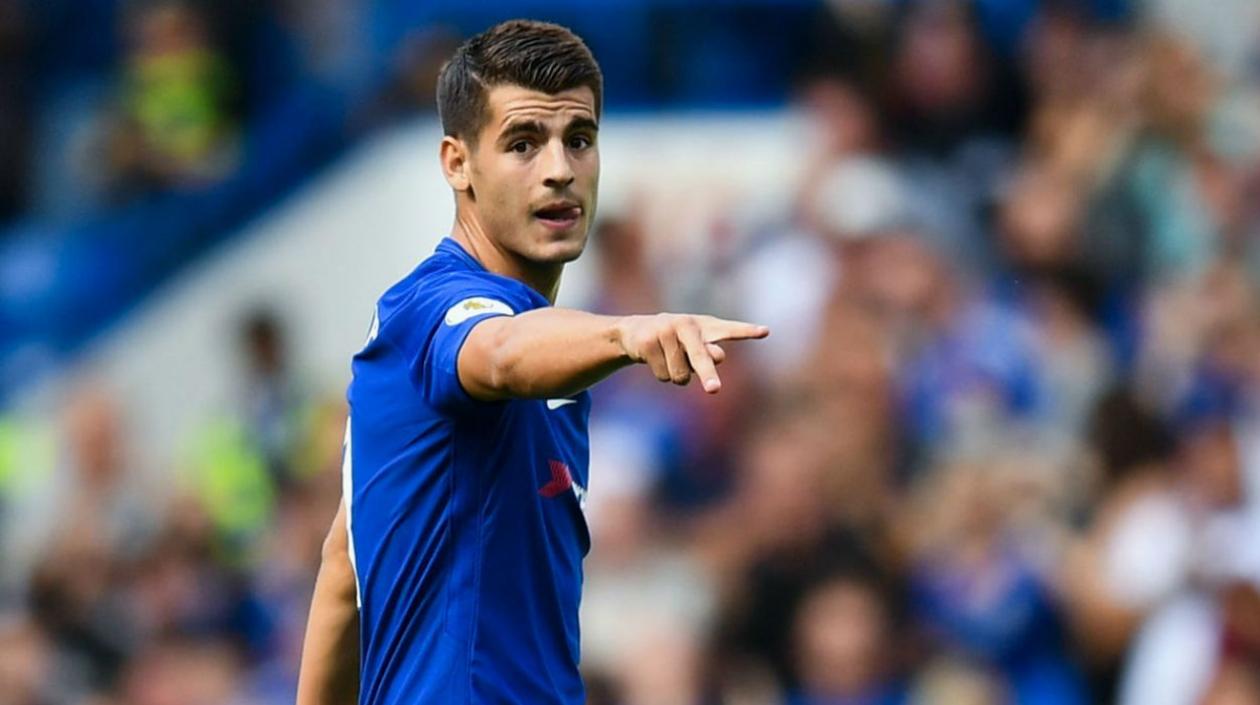 Álvaro Morata, delantero del Chelsea. 