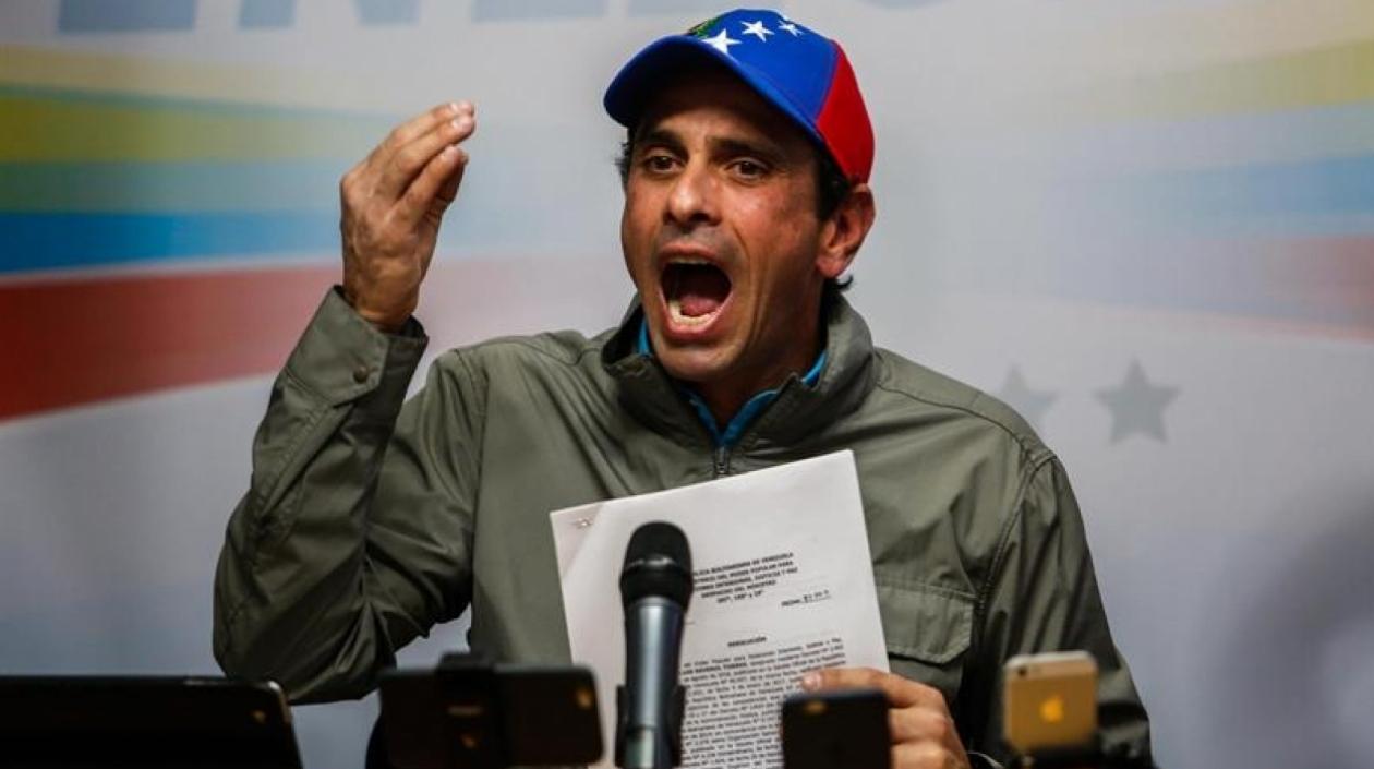 Henrique Capriles, uno de los líderes de la oposición venezolana.