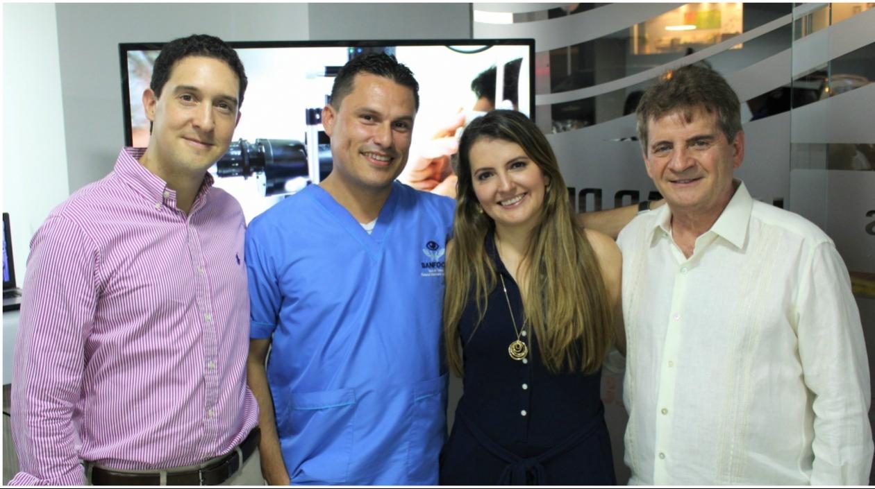 En la foto el doctor Luis Escaf de la  Fundación Oftalmológica del Caribel, que  inauguró esta semana  el Banco de tejidos corneales, Banfoca.