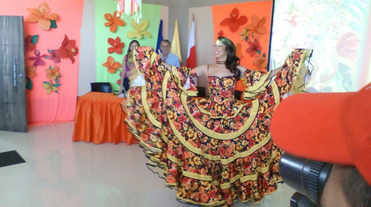 María Alejandra Borras Fernández, reina del Carnaval del Atlántico.