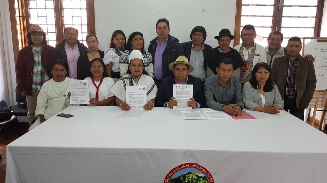   “Hoy le decimos al país y al Gobierno de  Juan Manuel Santos que nuestra  Minga por la Vida es indefinida hasta que haya cumplimiento”, dijeron autoridades indígenas.