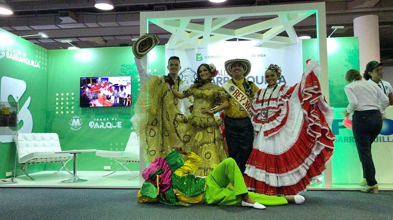 Los reyes del Carnaval 2018 Valeria Abuchaibe y Ricardo Sierra.