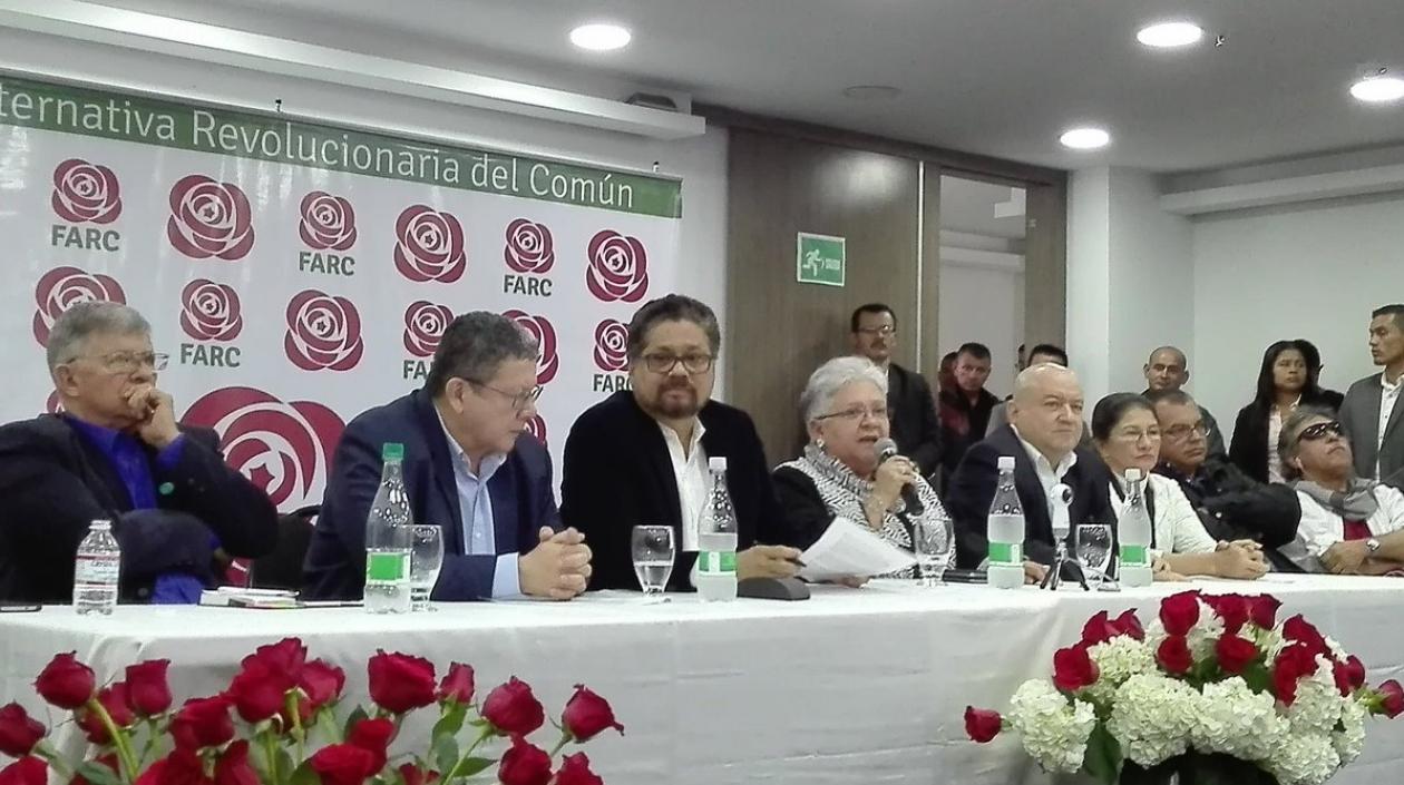 Las Farc también presentaron su lista a Senado y Cámara.