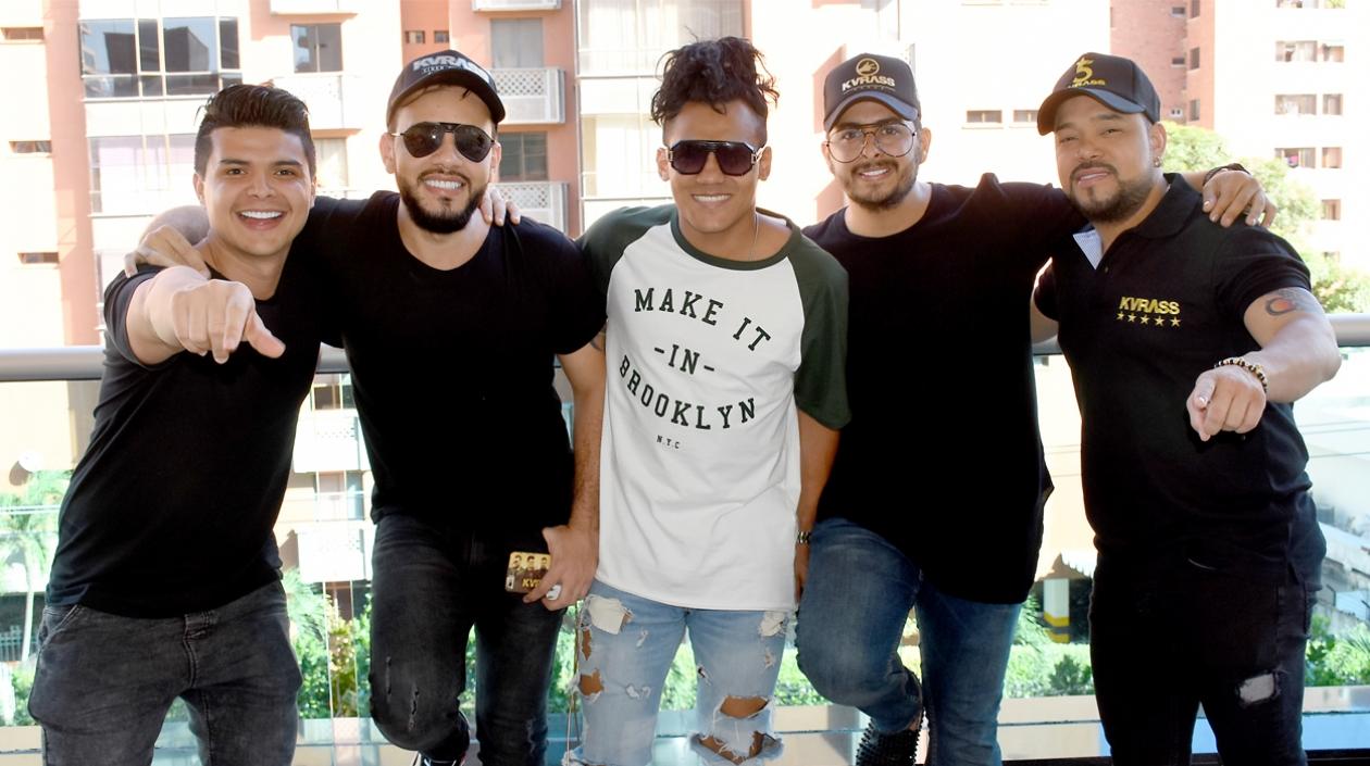 Integrantes del grupo Kvrass.