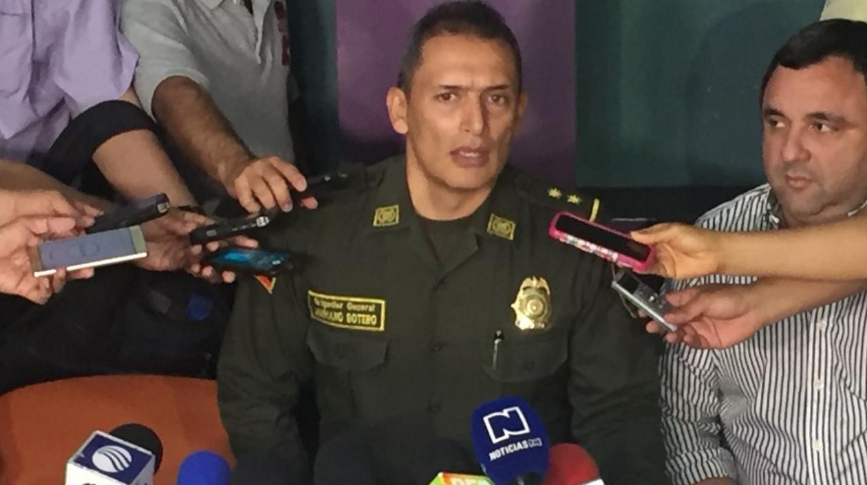 Brigadier general Mariano Botero Coy, comandante de la Policía Metropolitana de Barranquilla.