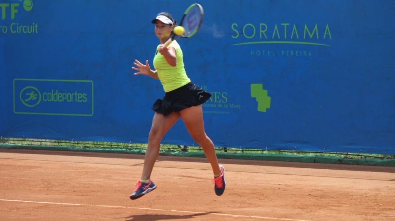 María Fernanda Herazo, tenista barranquillera. 
