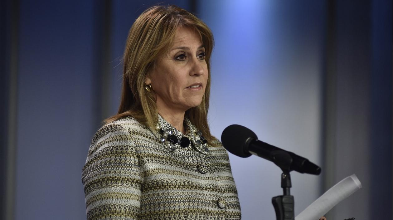 Griselda Restrepo, ministra de Trabajo.