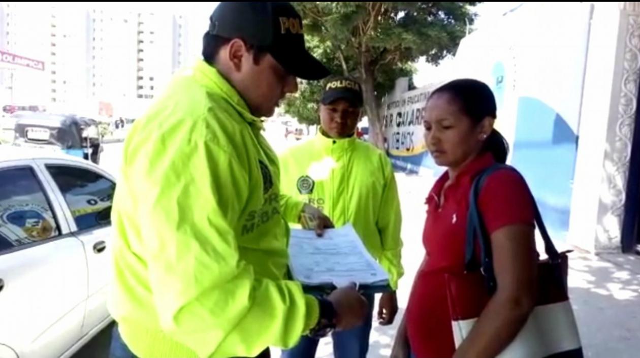 La mujer fue capturada por unidades de la Sijin en el municipio de Soledad.
