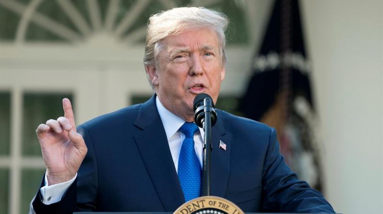 Donald Trump, presidente de Estados Unidos.