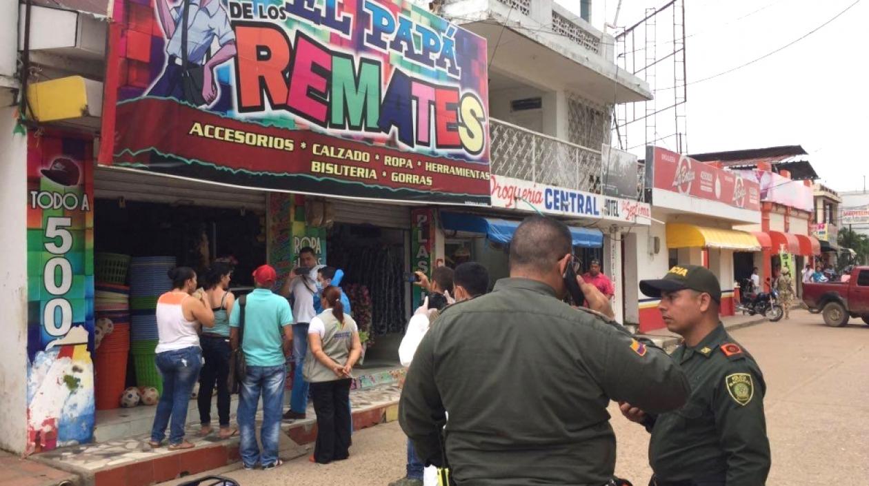 Lugar de los hechos en El Banco, Magdalena.