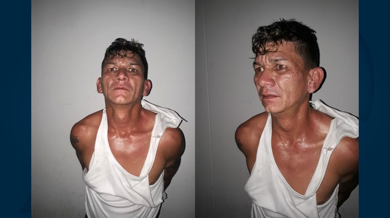 José Aldemar Parra Arenas, capturado por la Policía en Malambo.