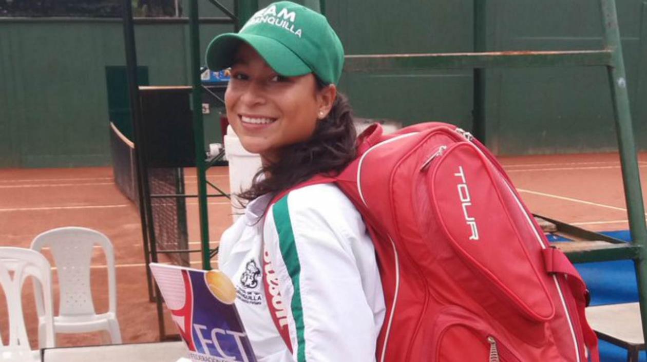 María Fernanda Herazo, tenista barranquillera. 