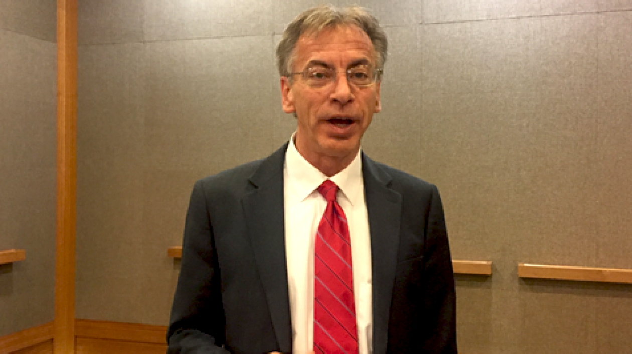 Abogado Michael Munro, director de cumplimiento normativo del grupo Odebrecht.