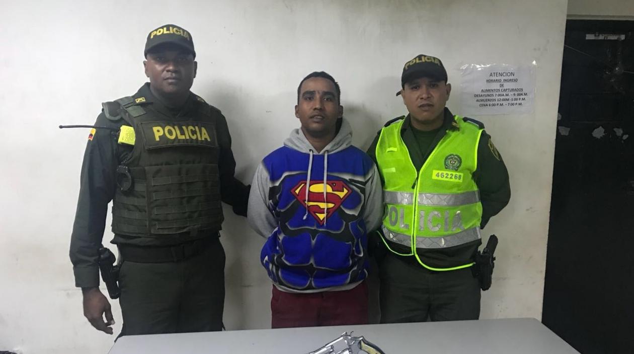 Robinson Acotas, capturado en Rebolo.