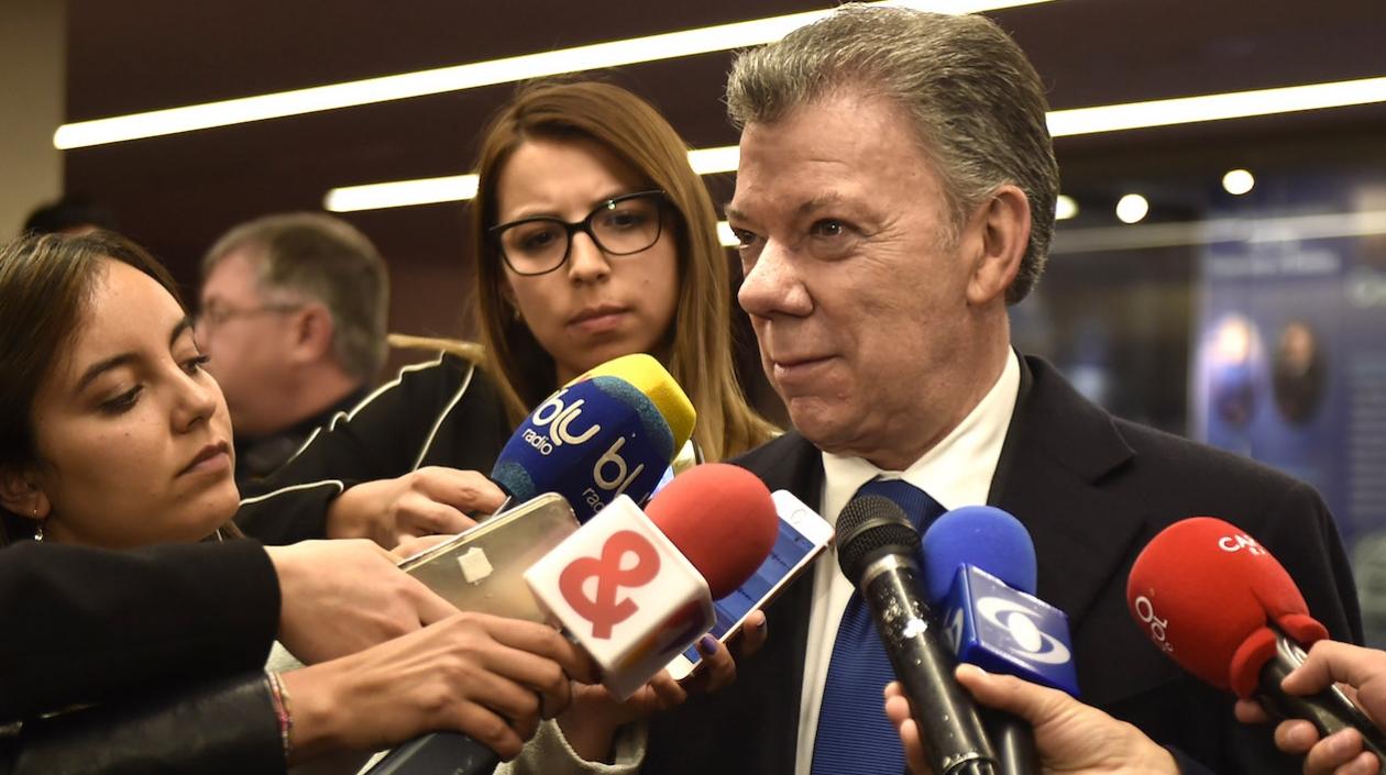 Juan Manuel Santos, Presidente de la República.