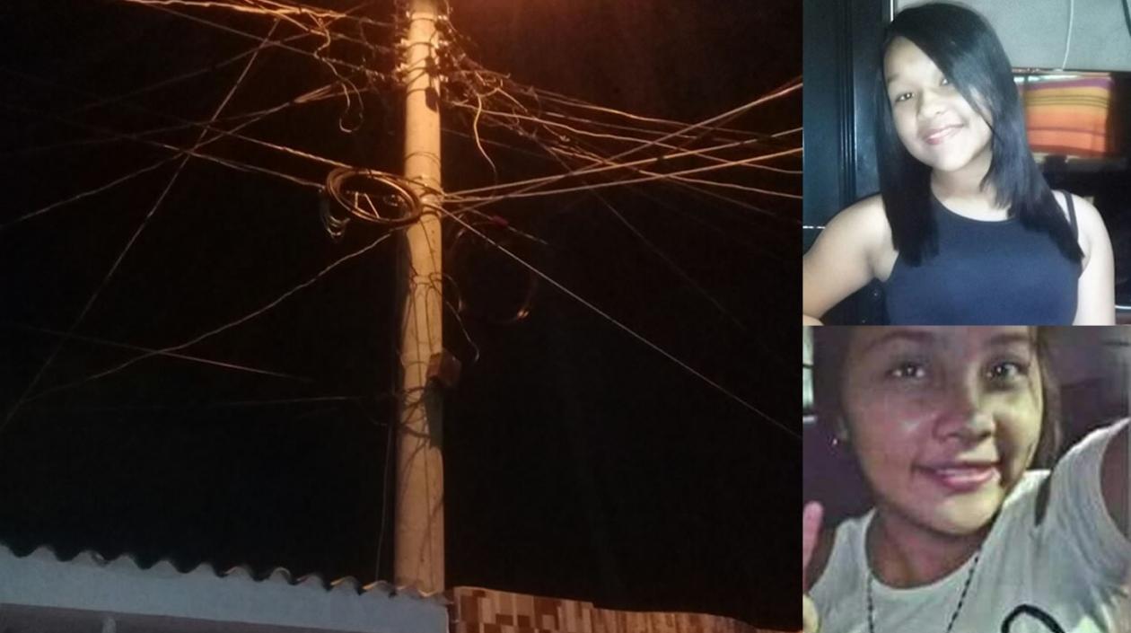 Joandry Andrea Ochoa Rocha y Karina Isabel Miranda González,  barrio Villa Lozano, en Soledad.