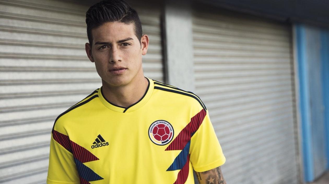 James Rodríguez, jugador colombiano.