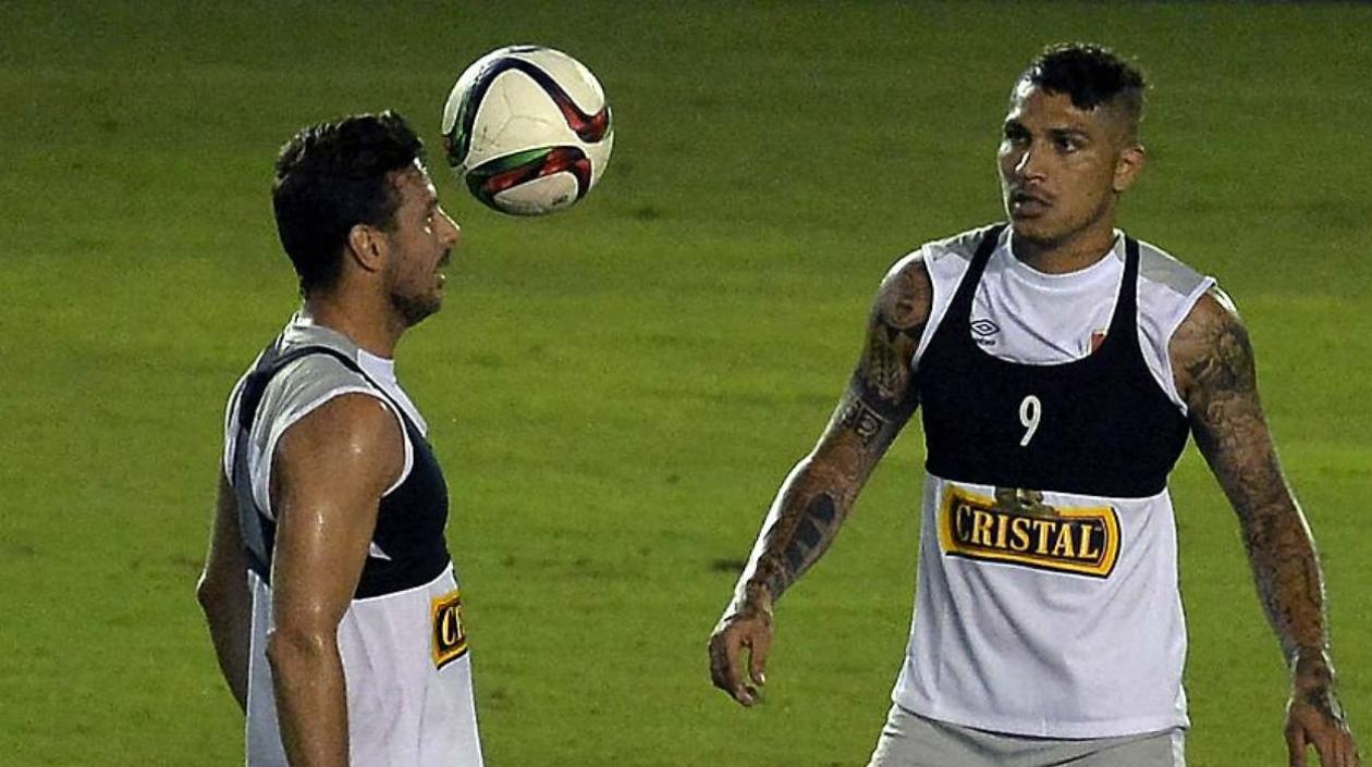Claudio Pizarro y Paolo Guerrero.