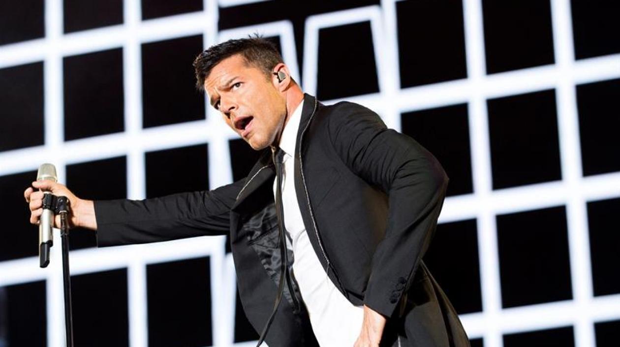El cantante Ricky Martín.