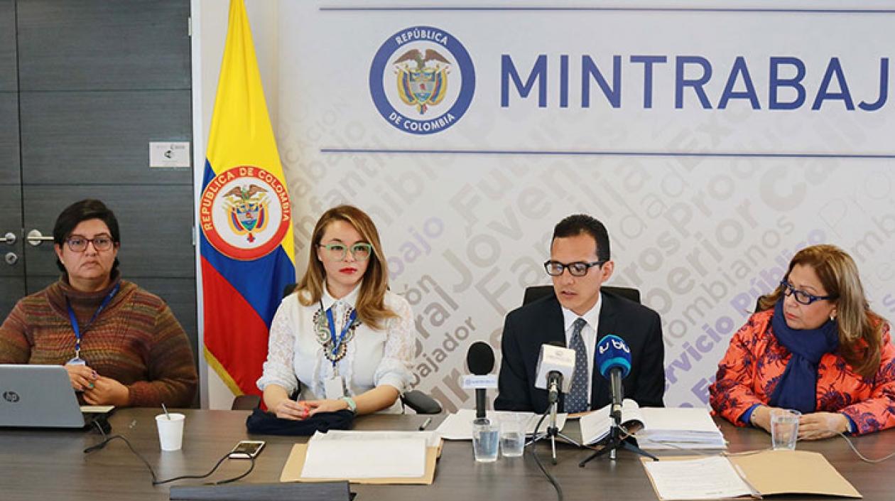 Imagen del sorteo del tercer árbitro para el conflicto colectivo entre Avianca y Acdad.