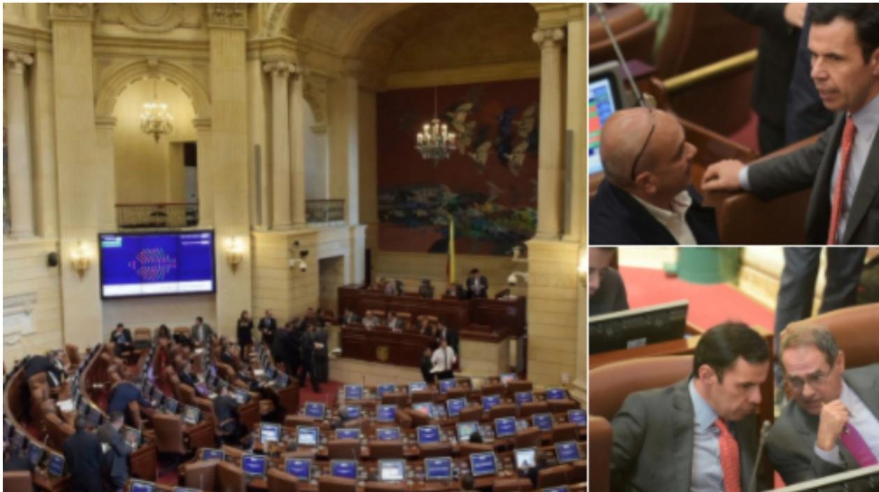 Ministro del Interior, Guillermo Rivera, estuvo en la plenaria de la Cámara de Representantes.