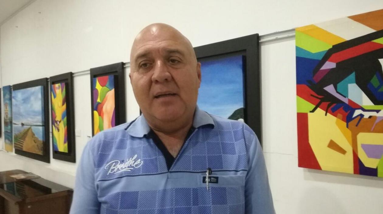 Luis Grimaldo,  presidente de la Asociación de Educadores del Atlántico, Adea