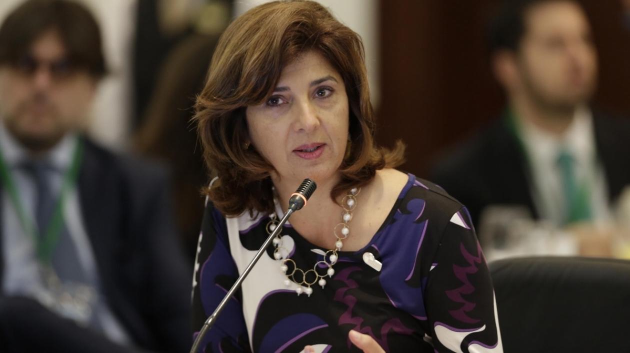 María Ángela Holguín, canciller colombiana.