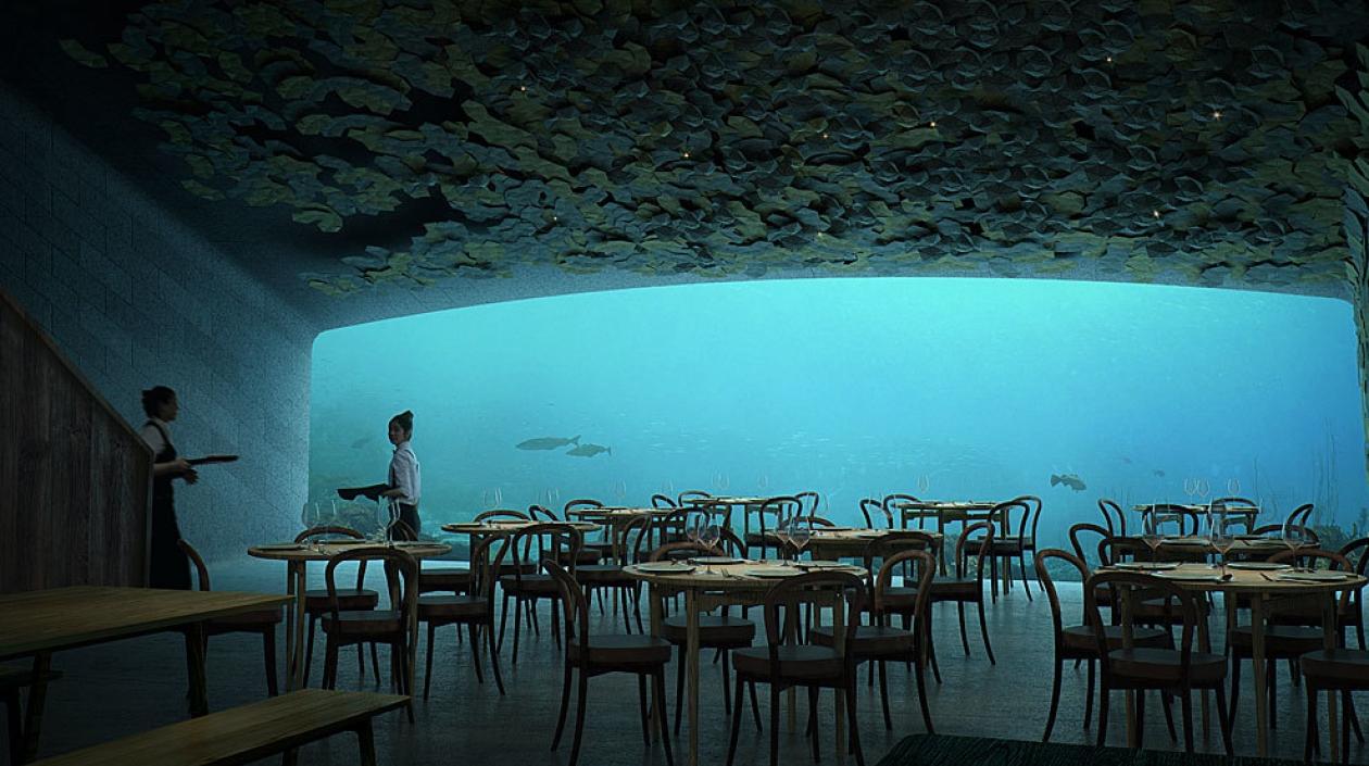 Restaurante 'Under' en Noruega.
