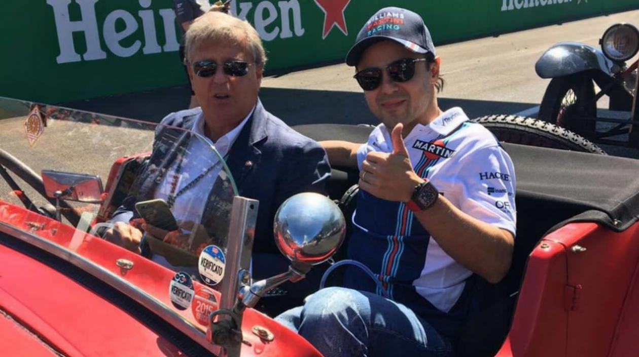 Felipe Massa, piloto de fórmula uno. 