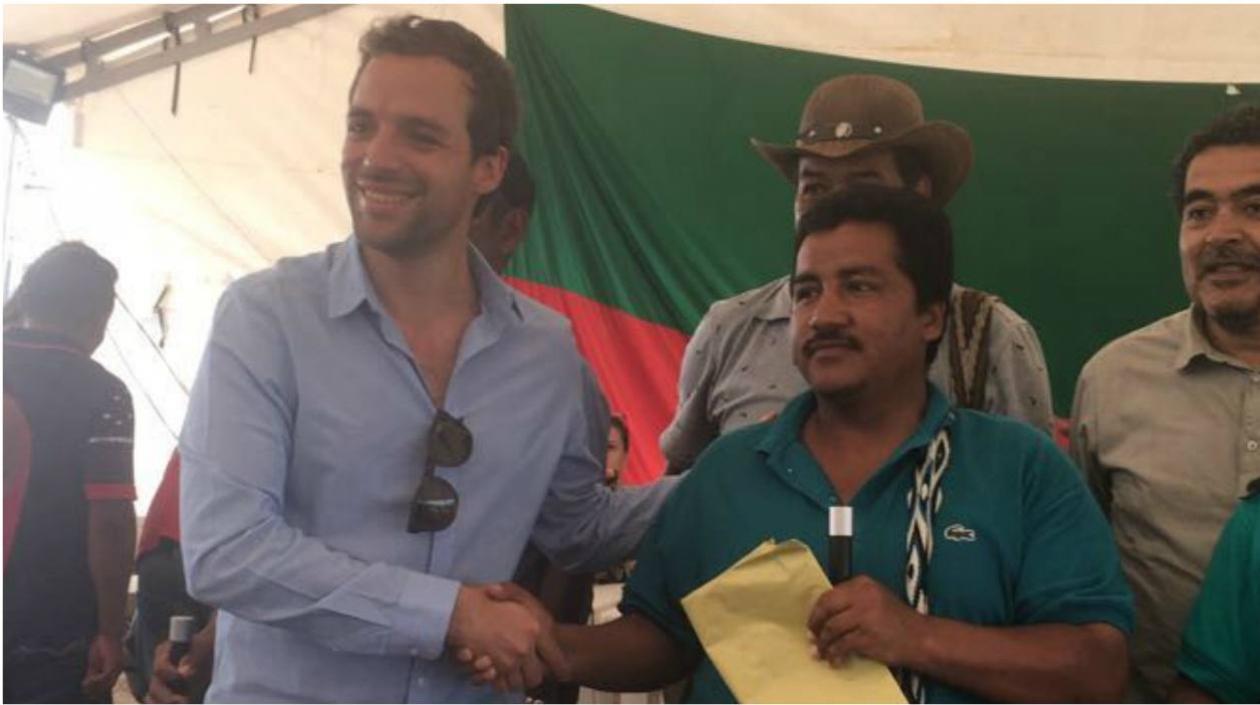 Viceministro del Interior y representante de la Minga Indígena Nacional.