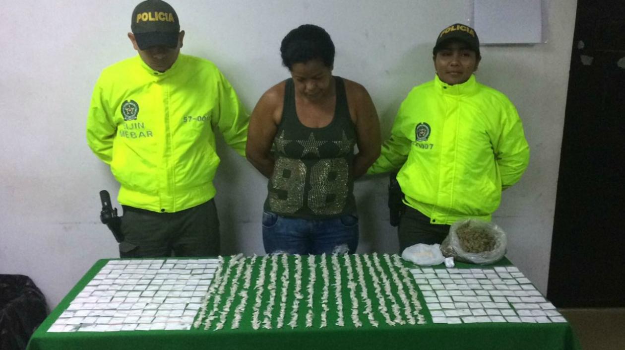 Yamile Esther Hernández Therán, capturada en La Luz.