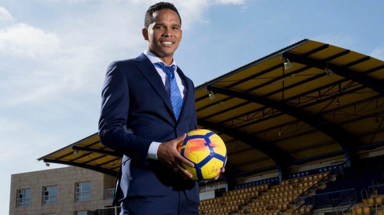 Carlos Bacca, delantero porteño. 