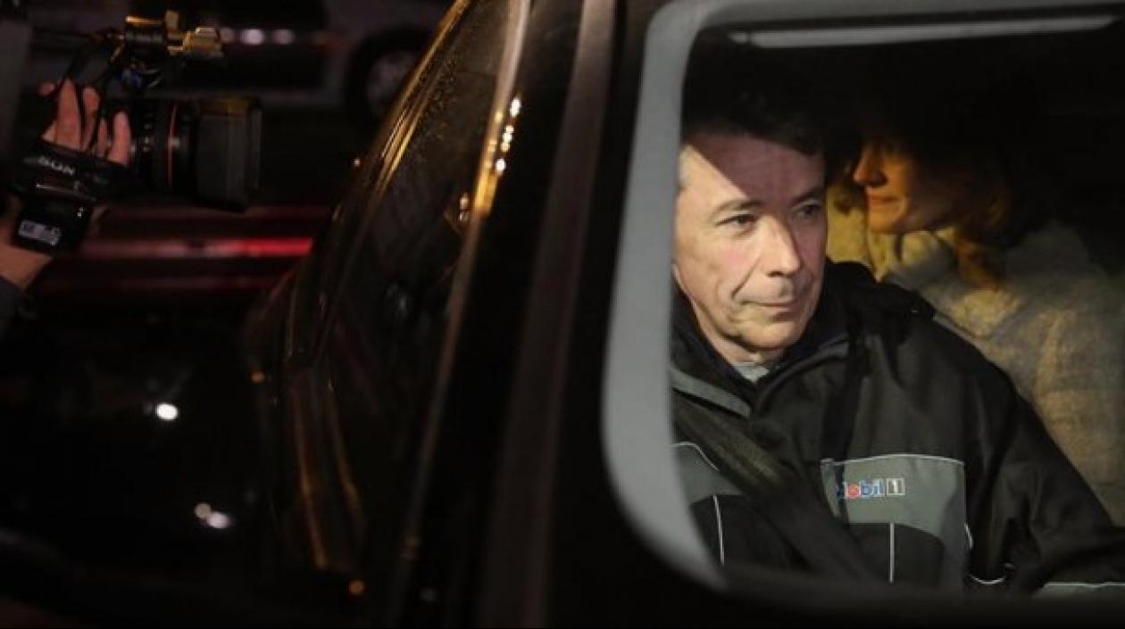 El expresidente de la Comunidad de Madrid Ignacio González a su salida de la madrileña carcel de Soto del Real. González ingresó en la prisión de Soto del Real el pasado 21 de abril.