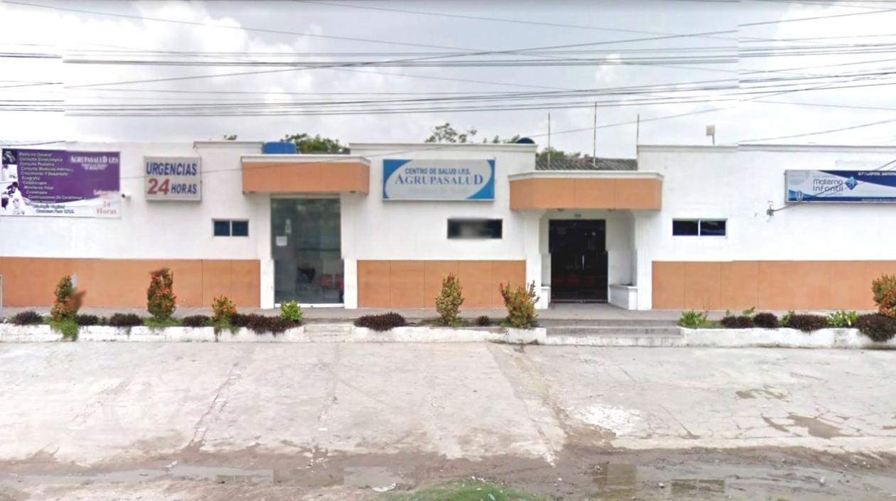 Fachada centro de salud Agrupasalud