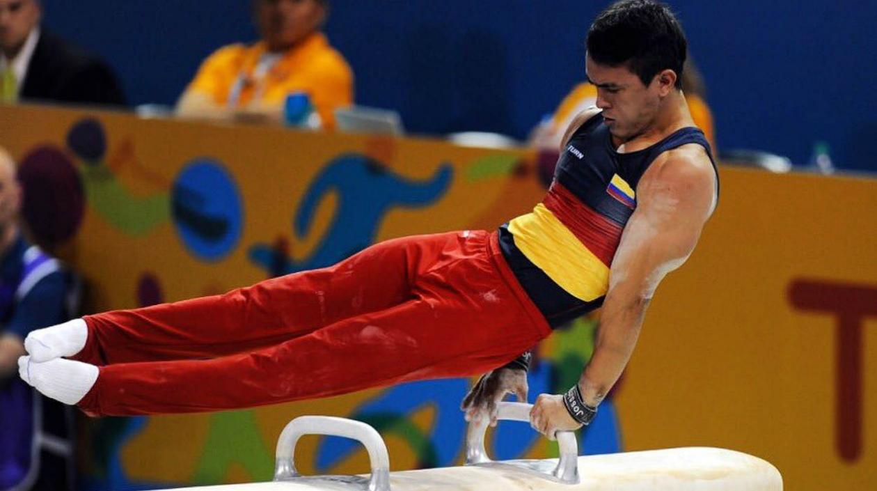 Jossimar Calvo, gimnasta colombiano. 