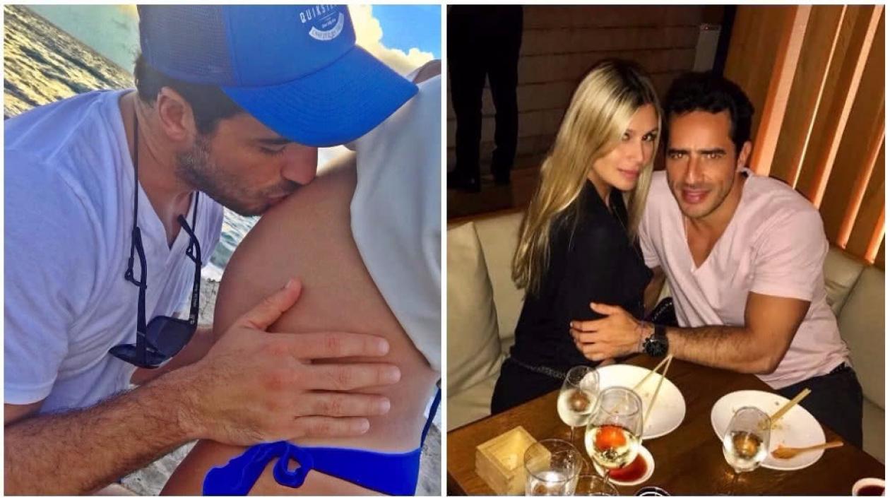 El actor Pedro Palacio y la madre de su hijo Paula Maya.