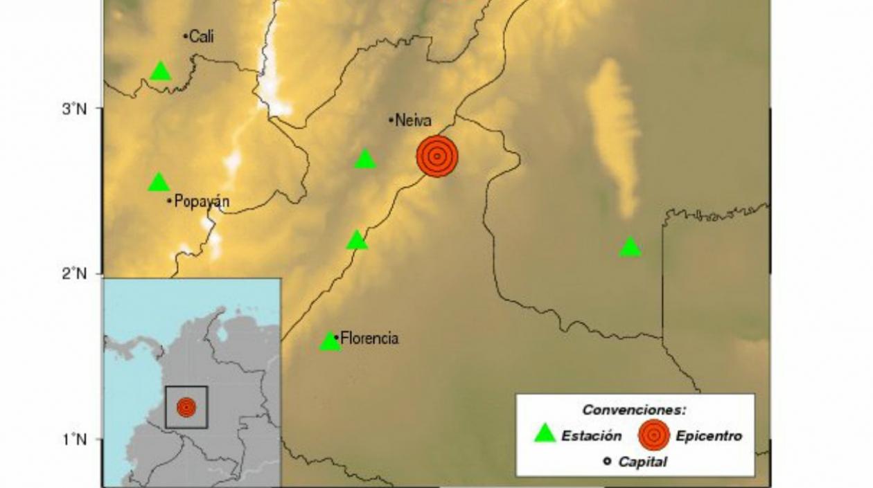 El temblor se sintió en el Centro de Colombia.