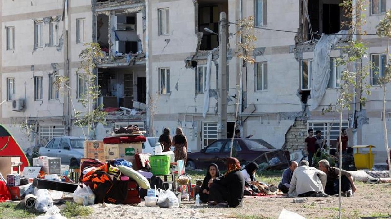 El terremoto de 7,3 grados en la escala de Richter.