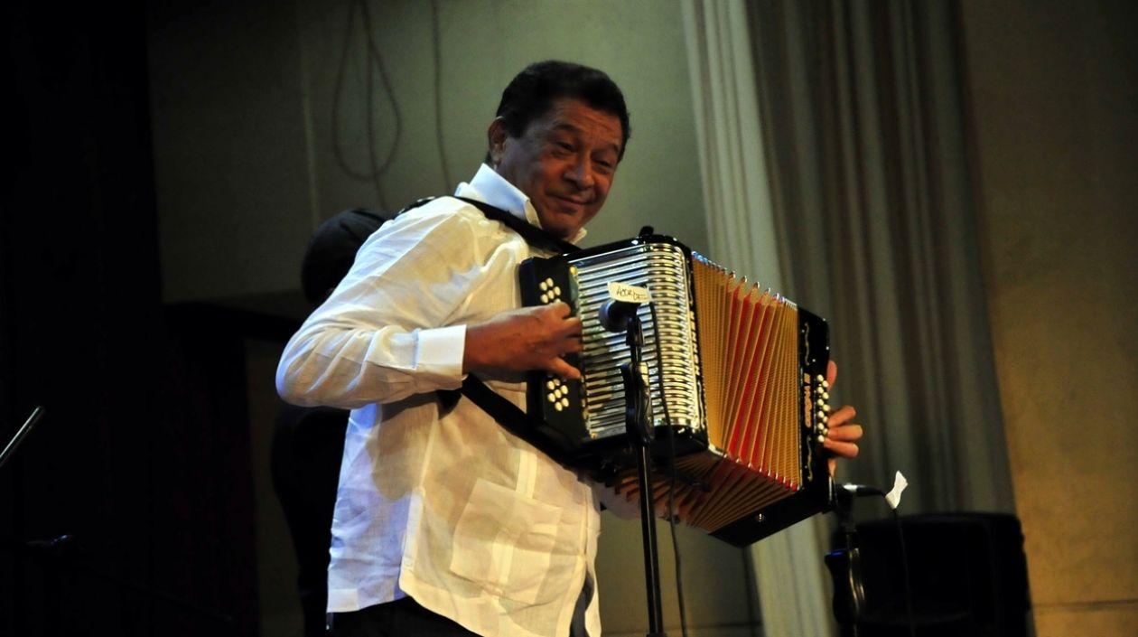 El compositor, acordeonero y cantante vallenato Emiliano Zuleta.