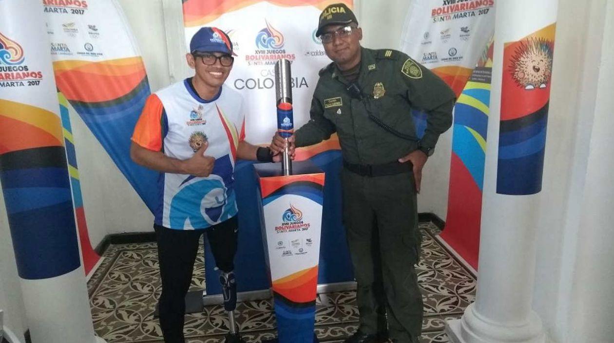 Juan de Jesús Devia Flórez, Policía colombiano. 