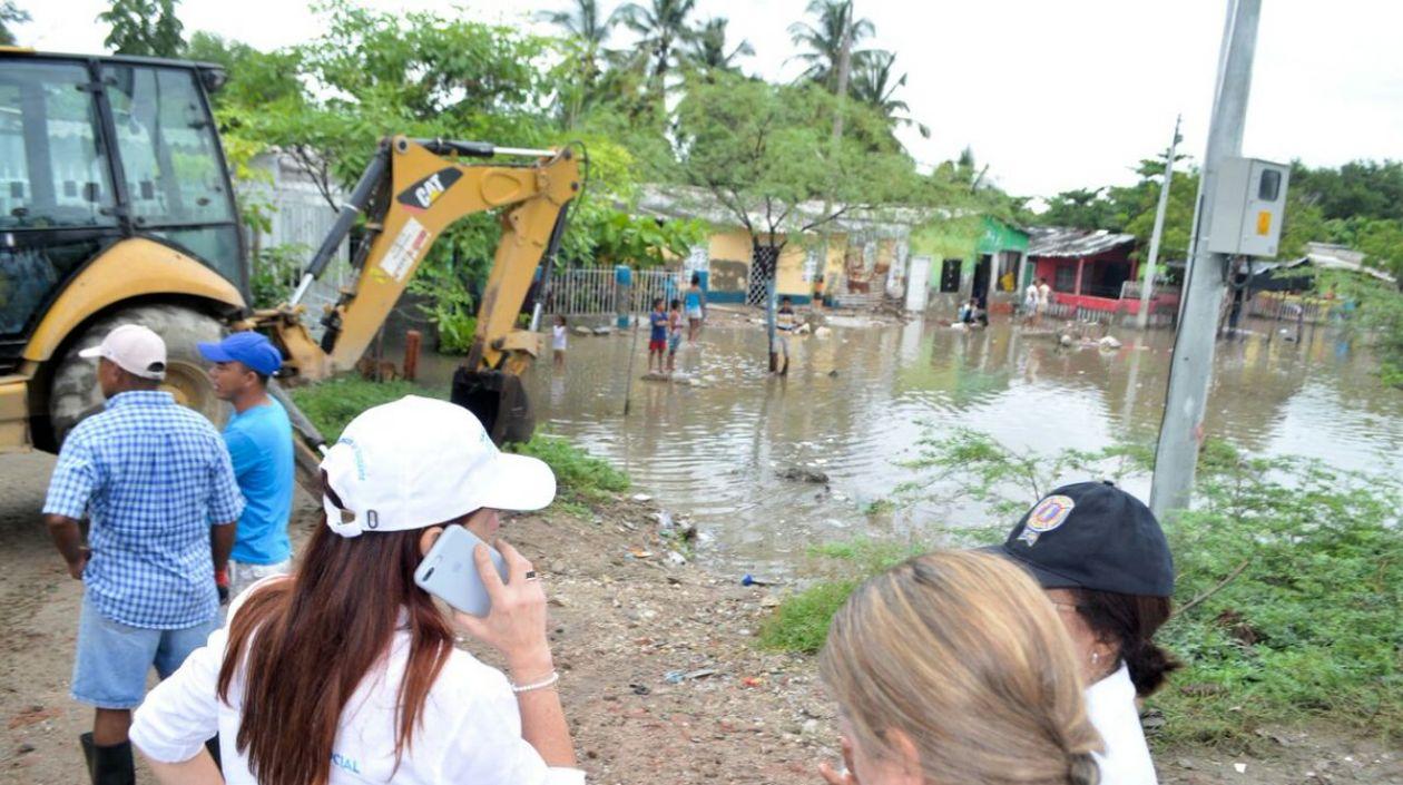 La gobernadora del Magdalena, Rosa Cotes, estuvo en Ciénaga.