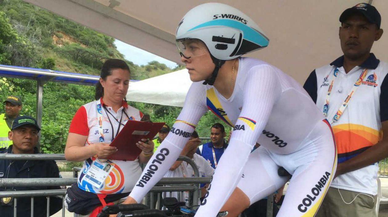 Rodrigo Contreras, medallista de oro en la CRI. 