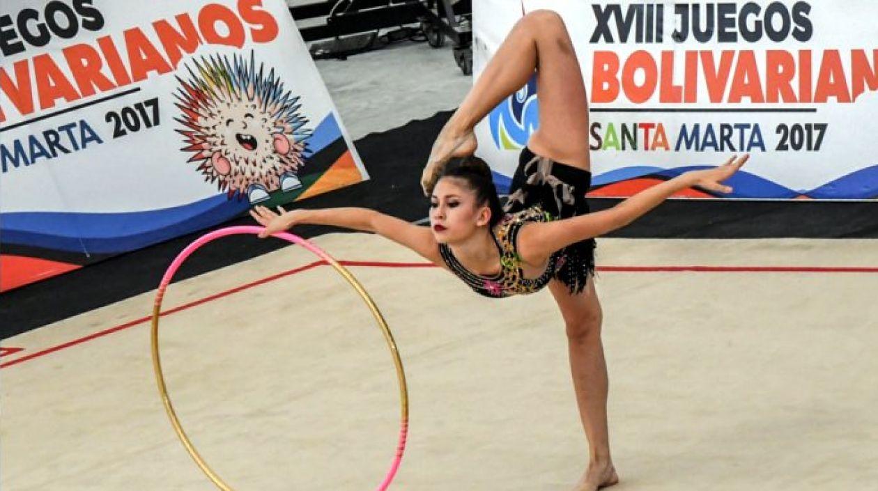 Isabella Arévalo, medallista colombiana. 