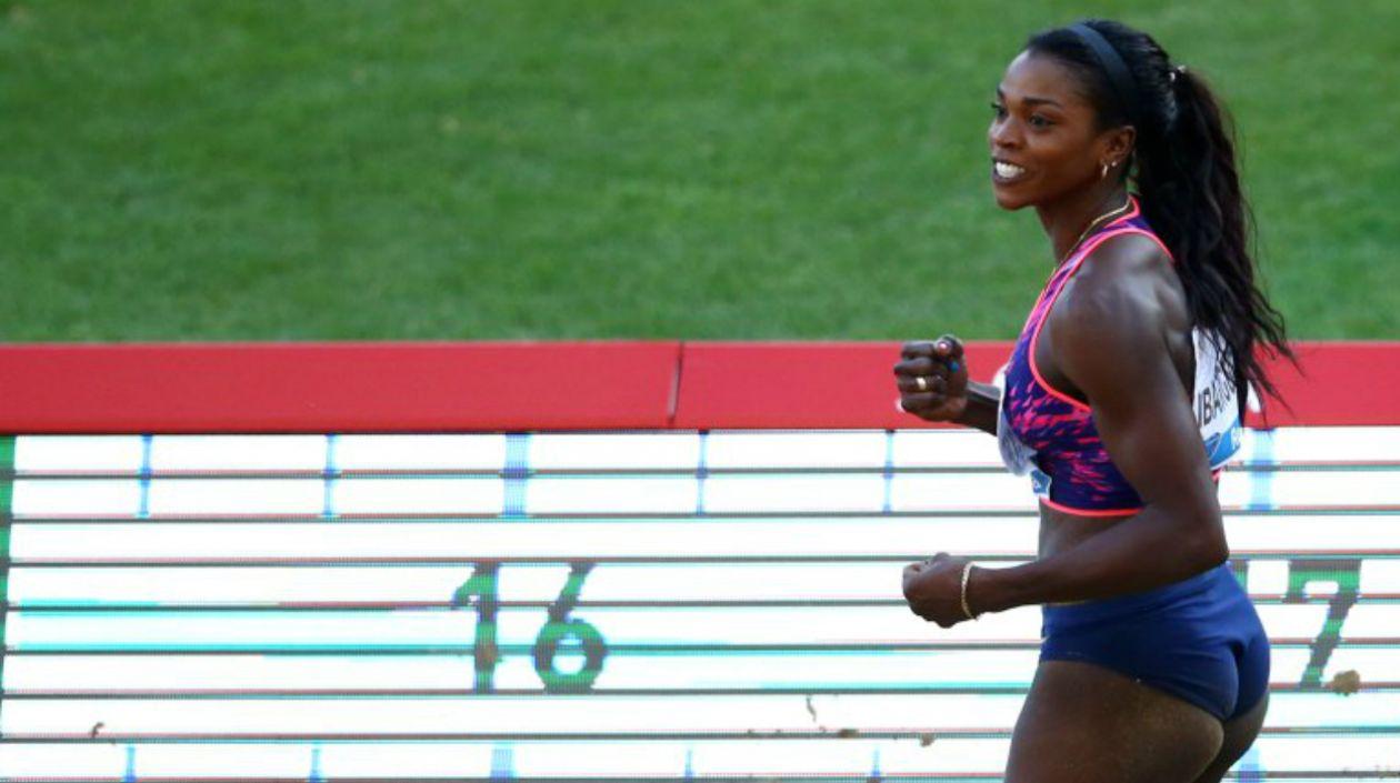 Caterine Ibargüen, atleta colombiana. 