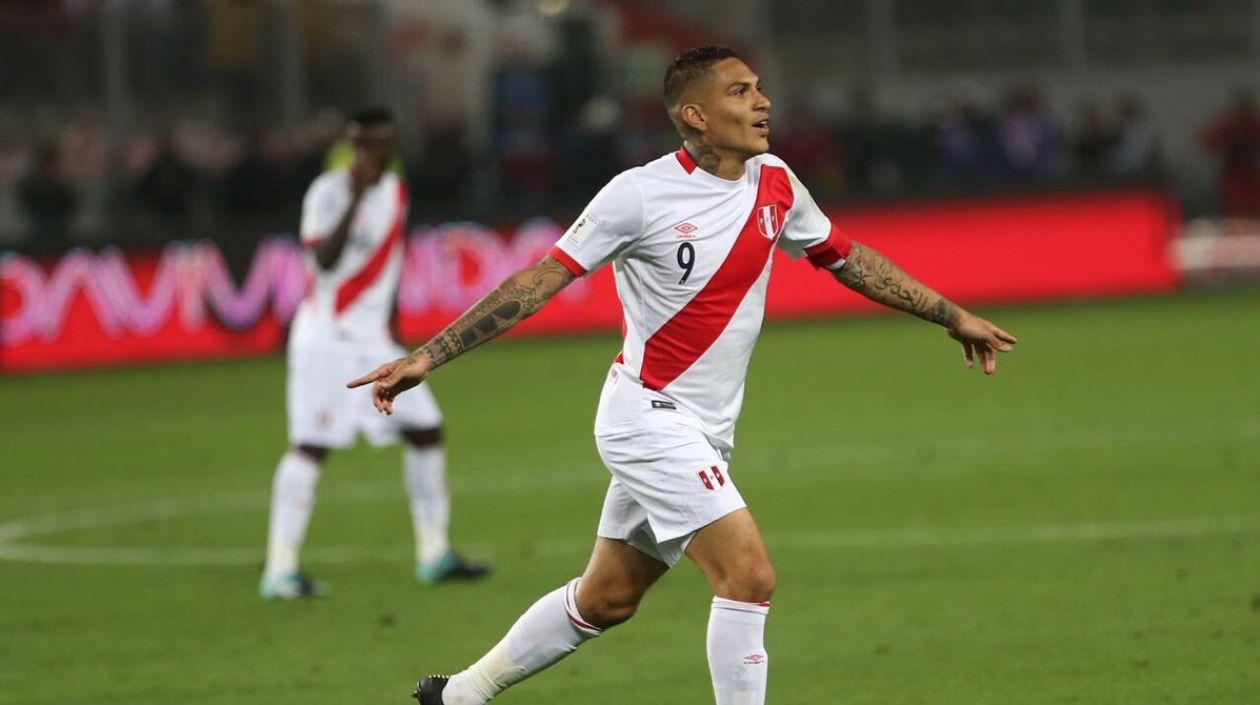 Paolo Guerrero, capitán de la Selección Perú. 