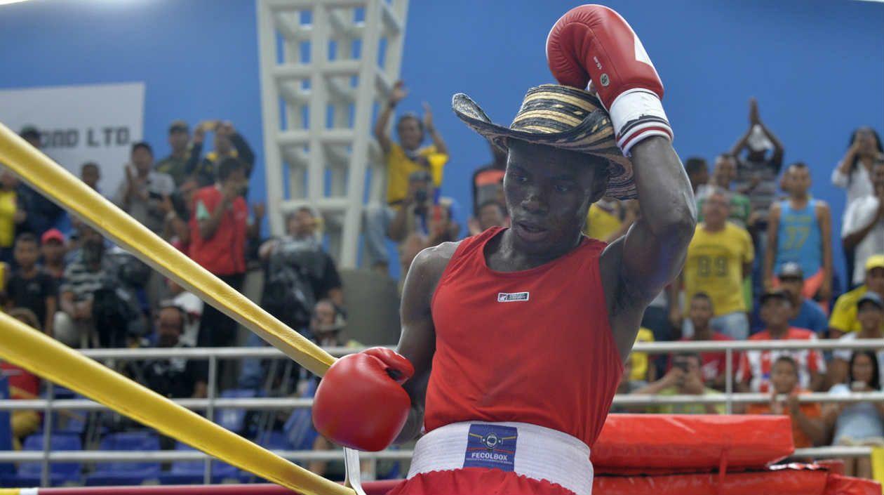 Yuberjen Martínez fue el boxeador más destacado de la delegación colombiana.