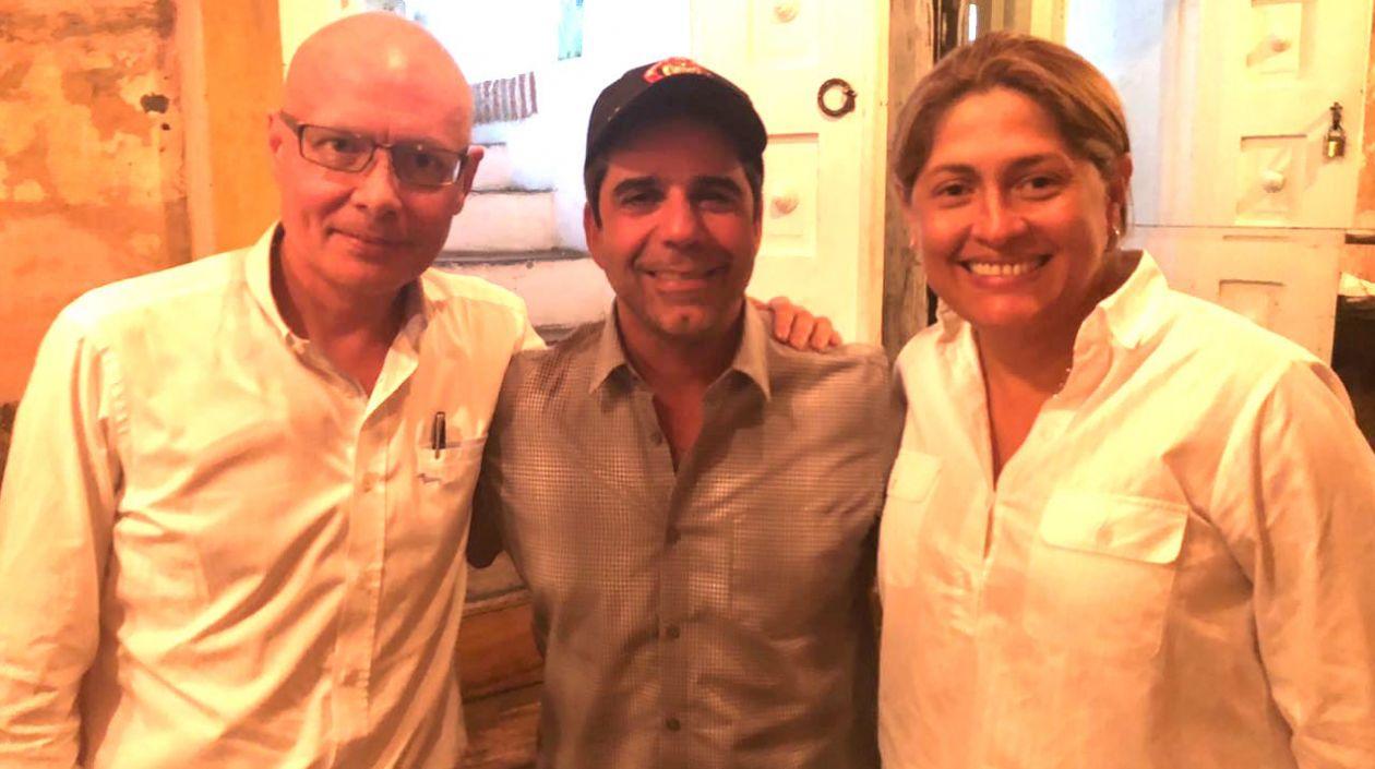 El Ministro, Alejandro Gaviria; el Alcade, Alejandro Char y la Secretaria de Salud, Alma Solano.